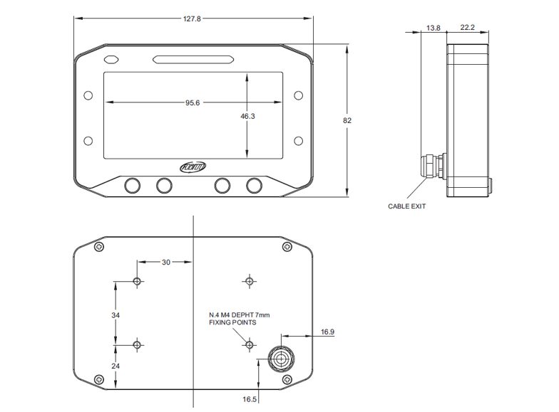 GS Dash dimensions drawing