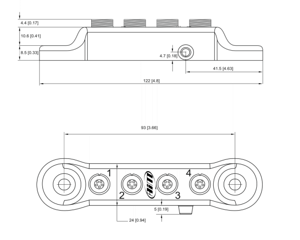 Four-way Data Hub diagram