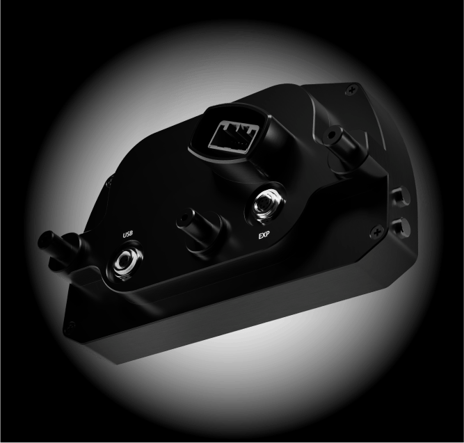 mx series digital outputs on rear of display