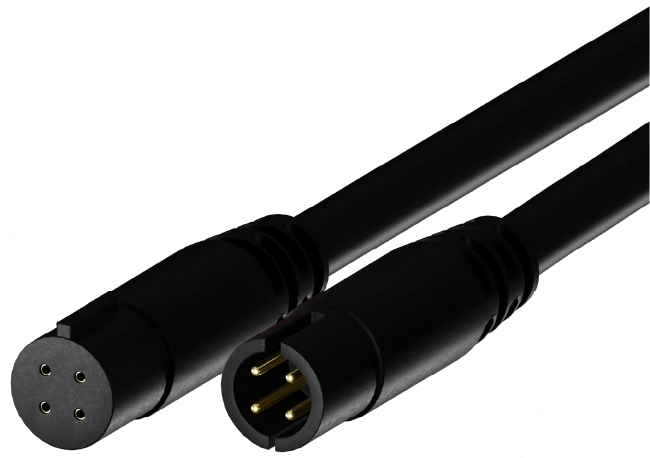 719-719 M-F 4 Pin Plastic patch cable